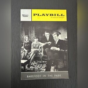 “Barefoot in the Park” 1963 Playbill vol. 1 # 52 directed by Tennessee Williams